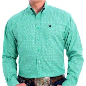 Mens Cinch long sleeve shirt size S